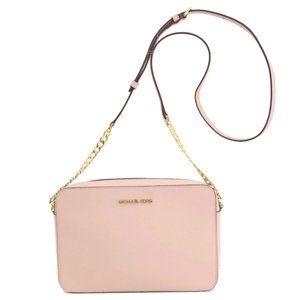 Michael Kors Jet set Pink Leather shoulder